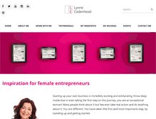 Tablet Screenshot of lynnecadenhead.com